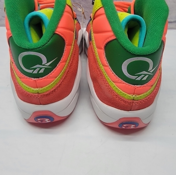Reebok Classics Junior Question Mid Color Explosion Allen Iverson HP3005 Size 7 - Picture 3 of 8